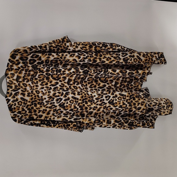 Comme Toi Leopard Kimono Size Small Medium Relaxed Fit Animal  Print Flowy - Picture 9 of 9